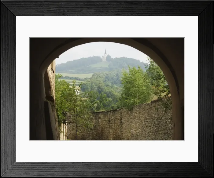 Framed Print : Hilltop neo-Gothic church of Marianska Hora Framed Print : Hilltop neo-Gothic church of Marianska Hora