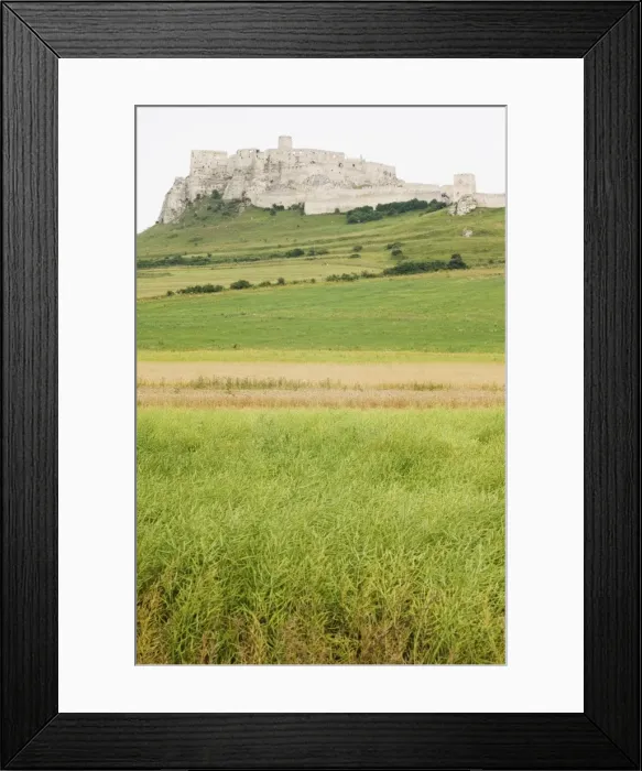Framed Print : Spissky Castle Ruins founded in 1209 Framed Print : Spissky Castle Ruins founded in 1209