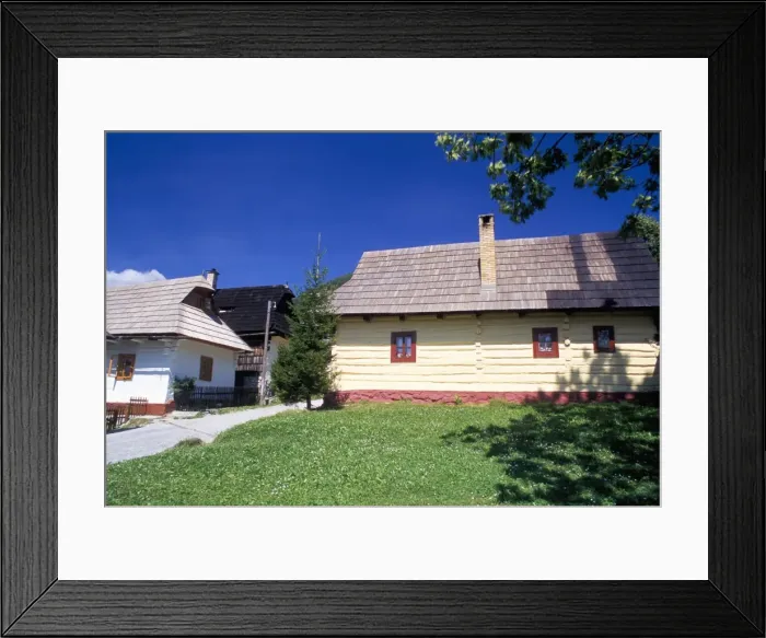 Framed Print : Unique village architecture Framed Print : Unique village architecture