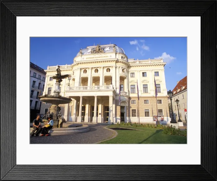 Framed Print : Neo-baroque Slovak National Theatre Framed Print : Neo-baroque Slovak National Theatre