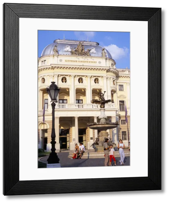 Framed Print : Neo-baroque Slovak National Theatre Framed Print : Neo-baroque Slovak National Theatre