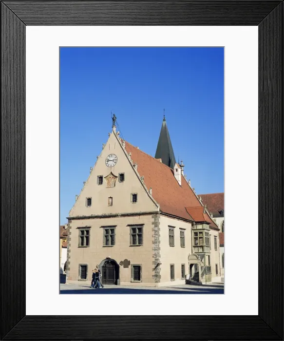 Framed Print : Renaissance town hall dating from 1509 Framed Print : Renaissance town hall dating from 1509