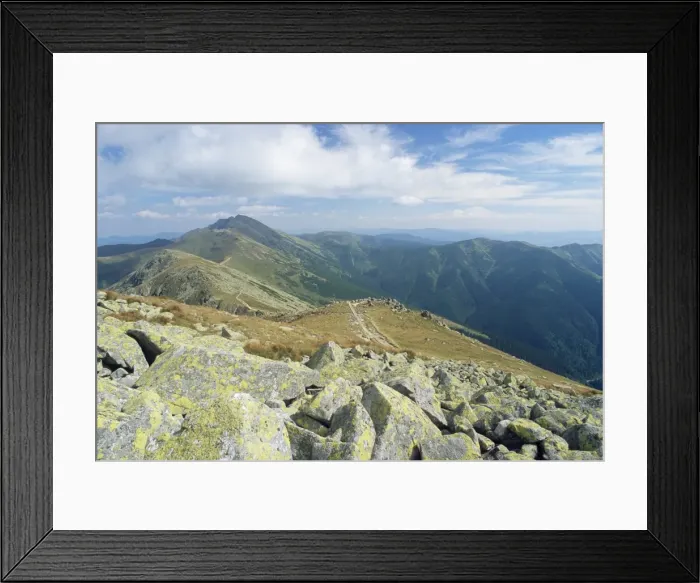Framed Print : Dumbier Ridge dominated by Dumbier peak Framed Print : Dumbier Ridge dominated by Dumbier peak