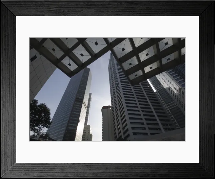 Framed Print : The Financial District Framed Print : The Financial District