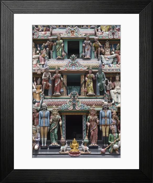 Framed Print : Sri Mariamman Hindu Temple in Chinatown