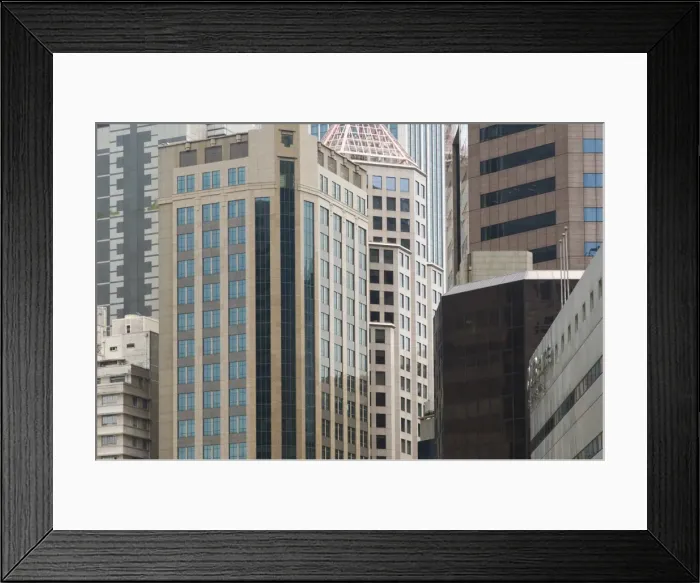 Framed Print : Tall buildings in the Financial District Framed Print : Tall buildings in the Financial District
