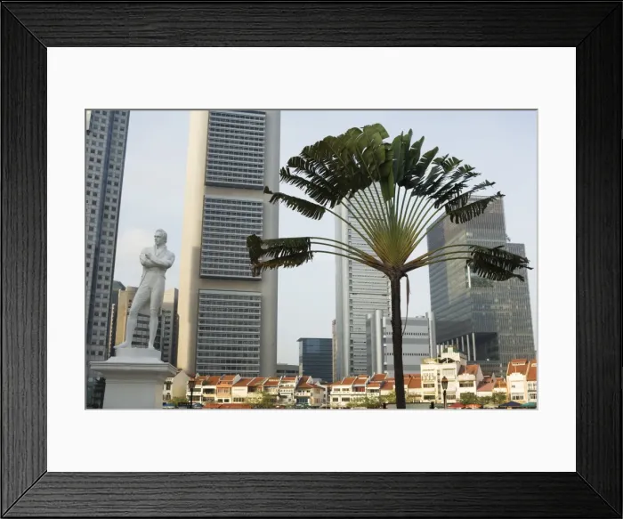 Framed Print : Raffles Landing Site Framed Print : Raffles Landing Site