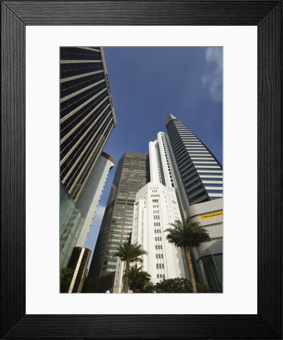 Framed Print : The Financial District Framed Print : The Financial District