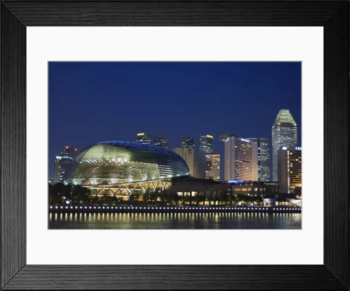 Framed Print : Esplanade Theatres on the Bay Framed Print : Esplanade Theatres on the Bay