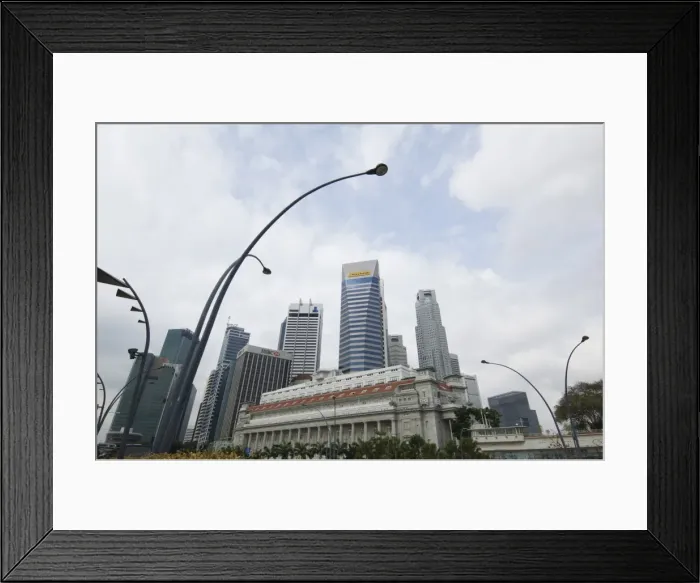 Framed Print : The Fullerton Hotel Framed Print : The Fullerton Hotel