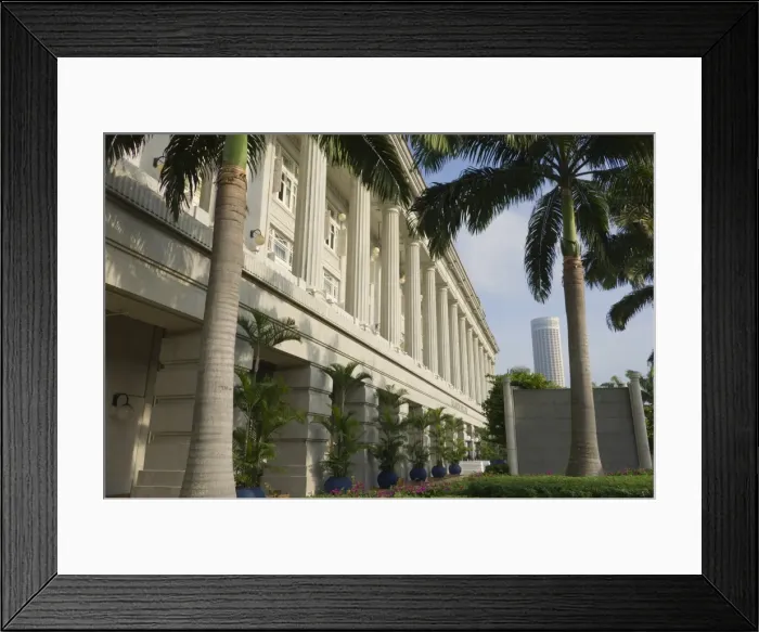 Framed Print : The Fullerton Hotel Framed Print : The Fullerton Hotel