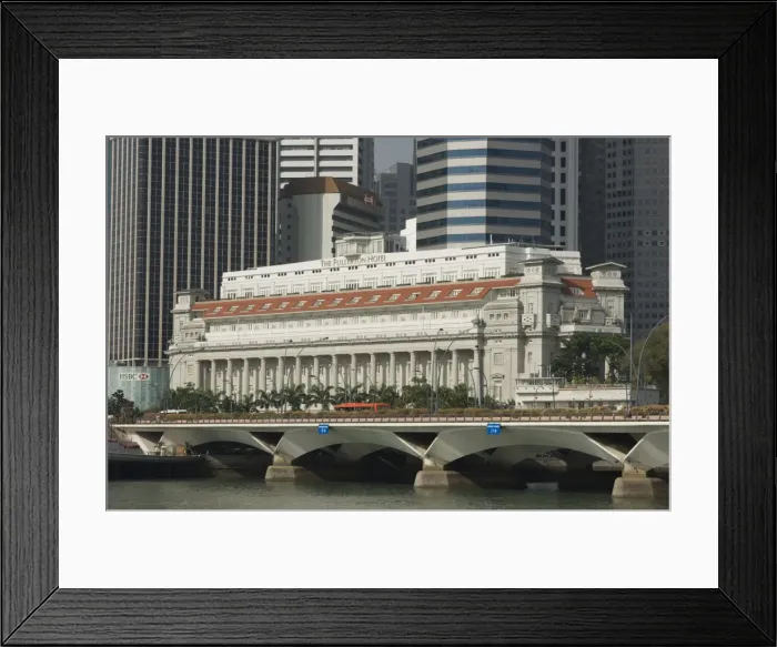 Framed Print : The Fullerton Hotel Framed Print : The Fullerton Hotel