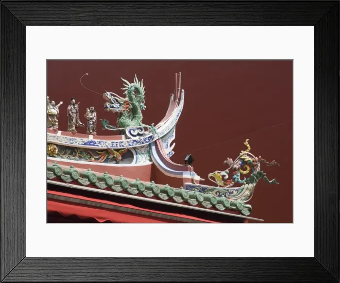 Framed Print : Detail of the Sian Chai Kang Temple in Chinatown Framed Print : Detail of the Sian Chai Kang Temple in Chinatown
