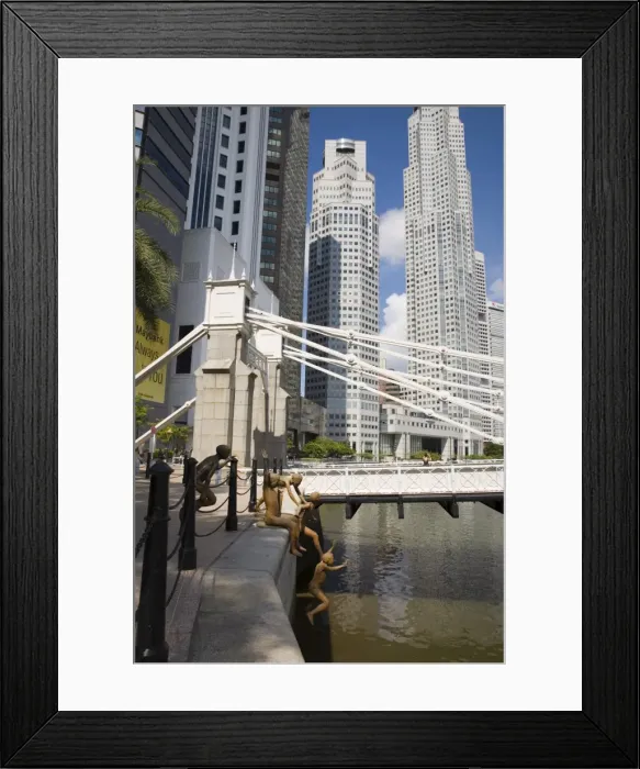 Framed Print : The First Generation bronze sculpture by Chong Fah Framed Print : The First Generation bronze sculpture by Chong Fah