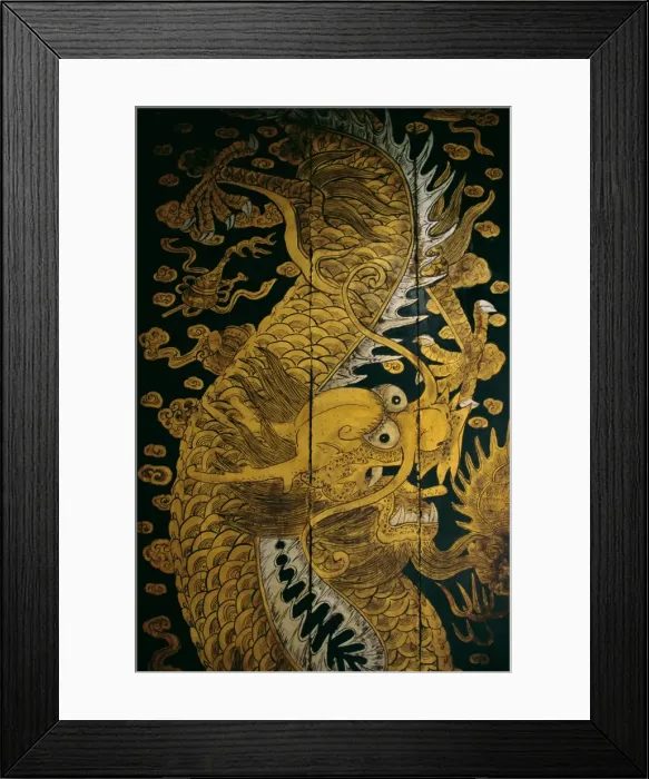 Framed Print : Temple doors