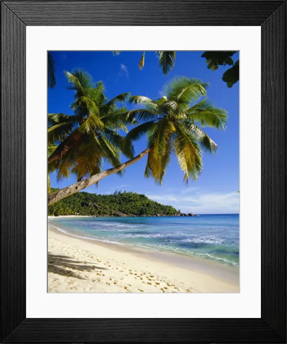 Framed Print : Beach, Anse Takamaka Framed Print : Beach, Anse Takamaka