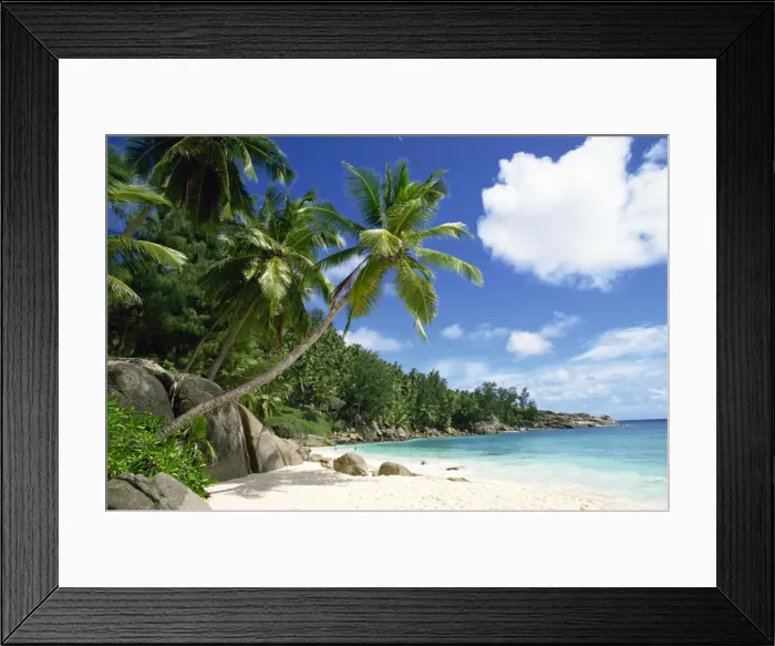 Framed Print : Beach, Anse Intedance Framed Print : Beach, Anse Intedance