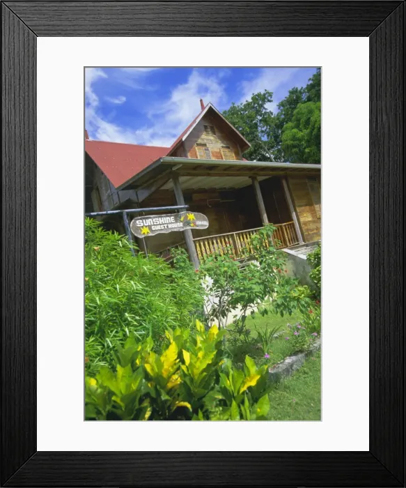 Framed Print : Traditional guest house Framed Print : Traditional guest house
