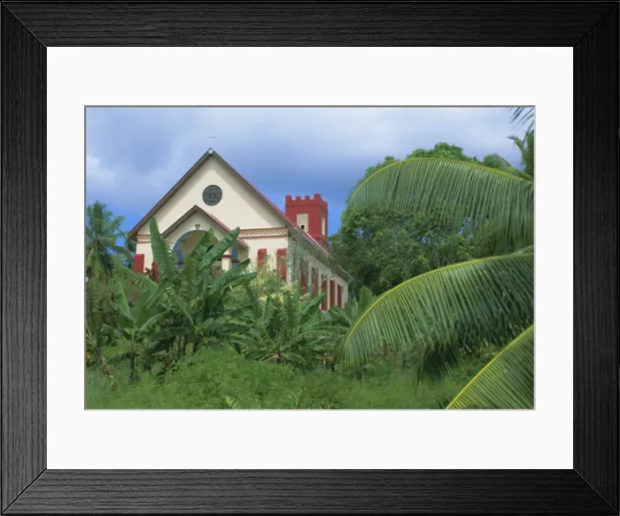 Framed Print : Anse Boileau church Framed Print : Anse Boileau church