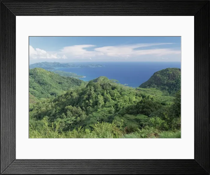 Framed Print : Les Hauts de Grand Anse Framed Print : Les Hauts de Grand Anse