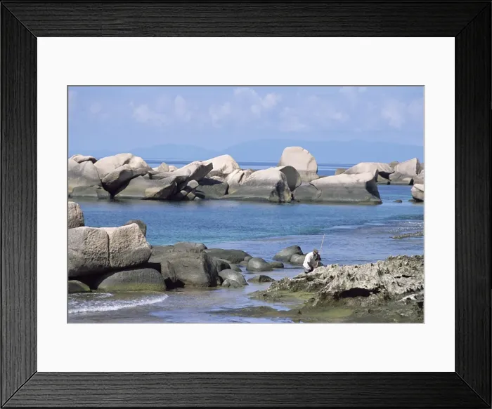 Framed Print : Rocks on coast Framed Print : Rocks on coast