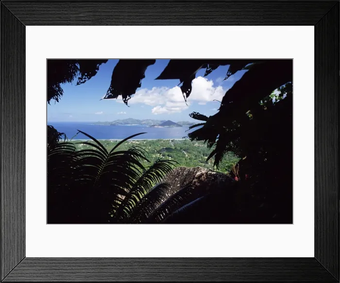 Framed Print : View from heights of Belle Vue Framed Print : View from heights of Belle Vue