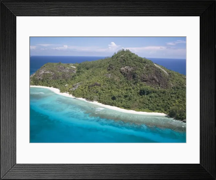 Framed Print : Aerial, Ile Therese Framed Print : Aerial, Ile Therese