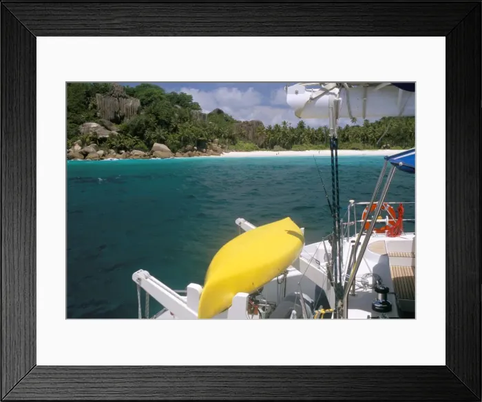 Framed Print : Catamaran Lagoon 570