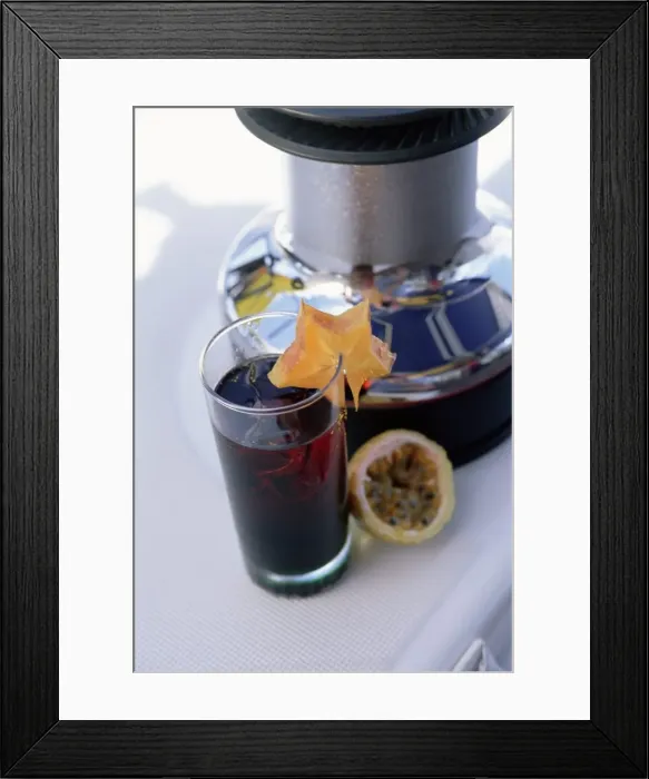 Framed Print : Drink in a glass Framed Print : Drink in a glass