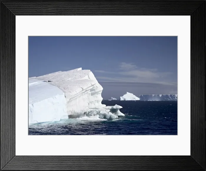 Framed Print : Clean and dirty iceberg Framed Print : Clean and dirty iceberg