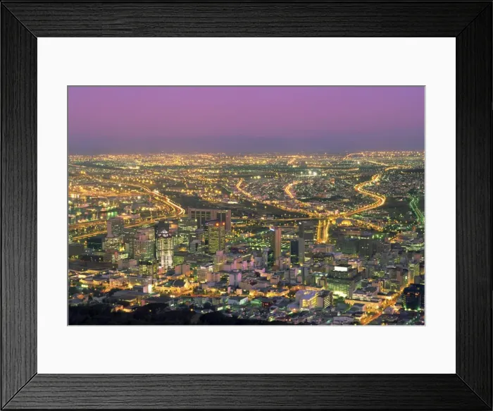 Framed Print : City by night Framed Print : City by night