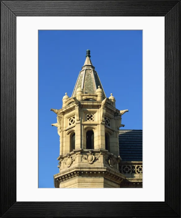 Framed Print : A tower of Port Elizabeth Library Framed Print : A tower of Port Elizabeth Library