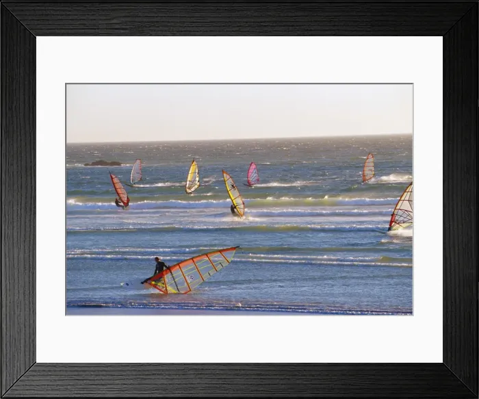 Framed Print : Surfing, Blouberg Beach Framed Print : Surfing, Blouberg Beach