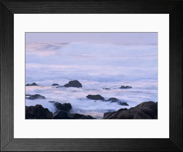 Framed Print : Waves pounding rocks off Mossel Bay on the Garden Route Framed Print : Waves pounding rocks off Mossel Bay on the Garden Route