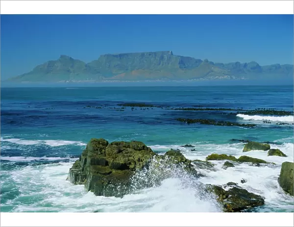Table Mountain viewed from Robben Island