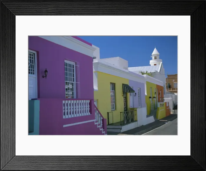 Framed Print : Cape Malay Quarters Framed Print : Cape Malay Quarters