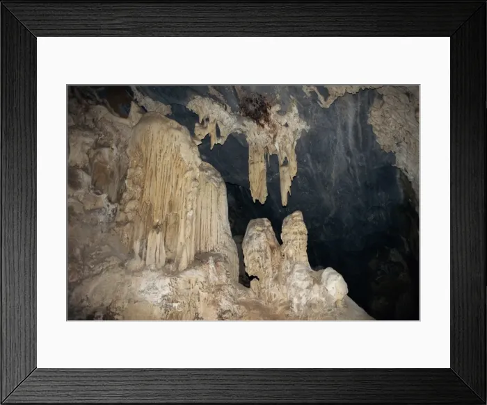 Framed Print : Rock formations in the interior of the Cango Caves Framed Print : Rock formations in the interior of the Cango Caves