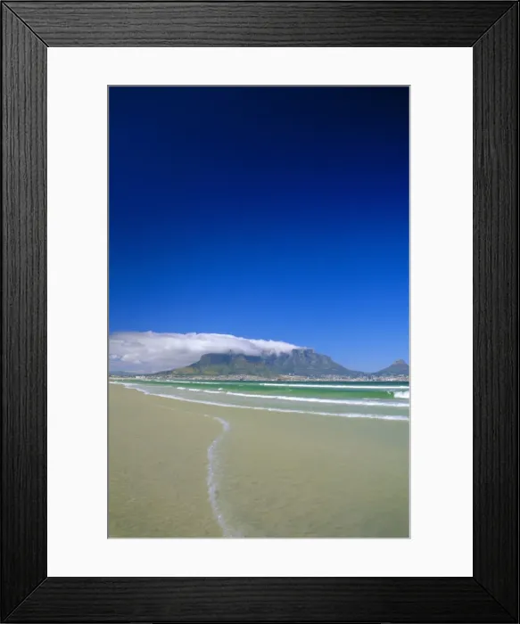 Framed Print : Table Mountain from Bloubergstrand Framed Print : Table Mountain from Bloubergstrand