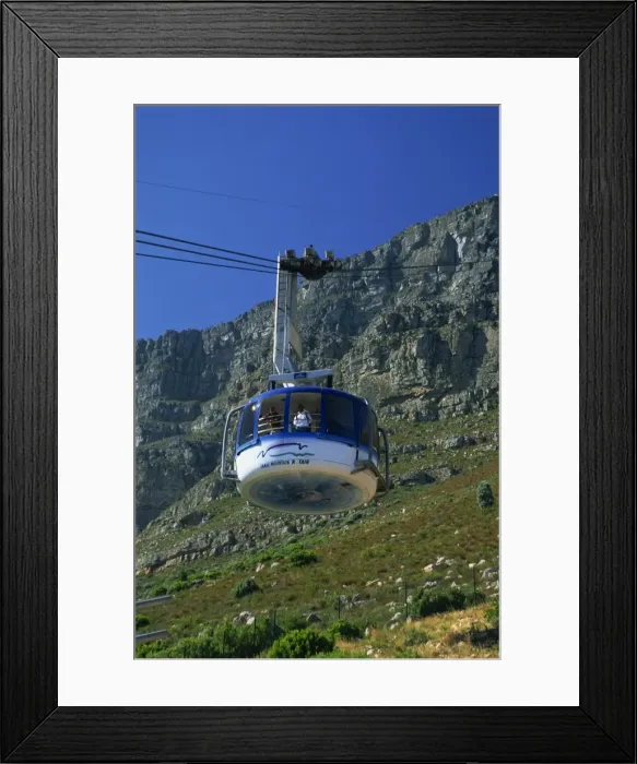 Framed Print : Table Mountain cable car Framed Print : Table Mountain cable car