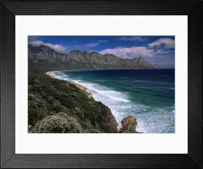 Framed Print : Coastline, Western Cape Framed Print : Coastline, Western Cape