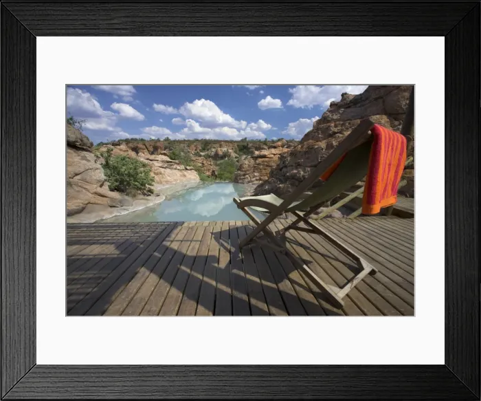 Framed Print : Restcamp pool in Mapungubwe National Park Framed Print : Restcamp pool in Mapungubwe National Park