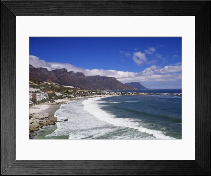 Framed Print : Clifton beach