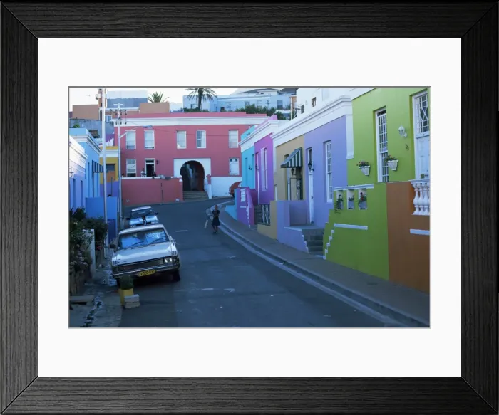 Framed Print : The Bo-Kaap area Framed Print : The Bo-Kaap area