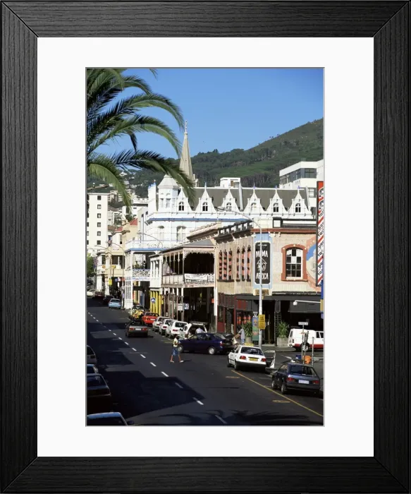 Framed Print : Long Street in the centre of town Framed Print : Long Street in the centre of town