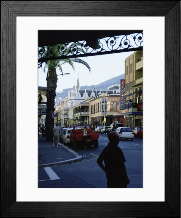 Framed Print : Long Street where many colonial houses still stand
