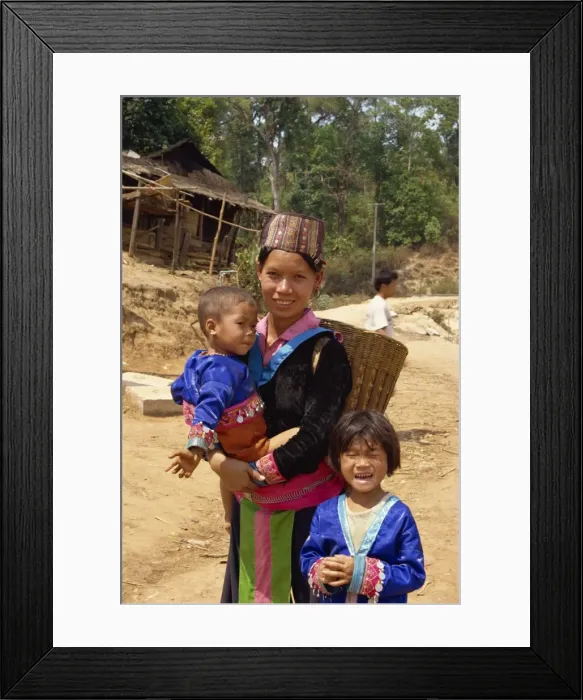 Framed Print : Meo hill tribe Framed Print : Meo hill tribe