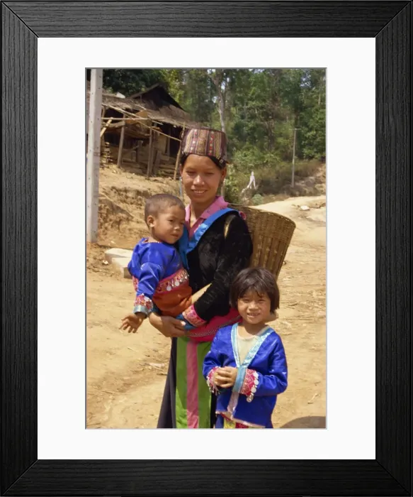 Framed Print : Meo hill tribe Framed Print : Meo hill tribe