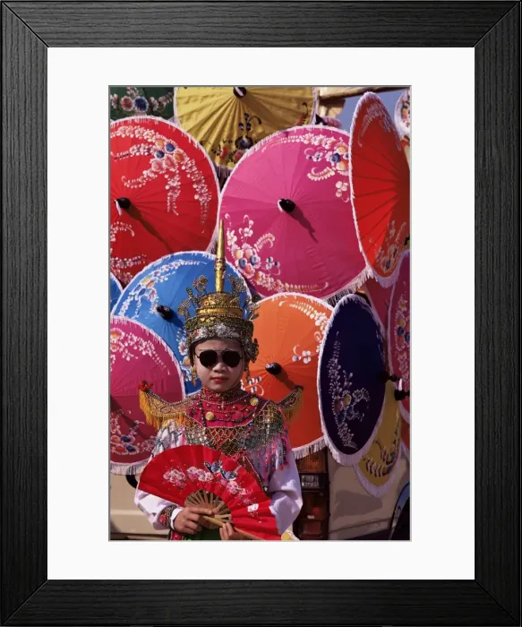 Framed Print : Boy in Shan costume at Handicraft Festival Framed Print : Boy in Shan costume at Handicraft Festival