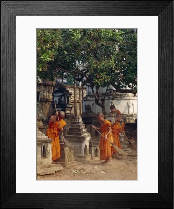 Framed Print : Novice monks Framed Print : Novice monks