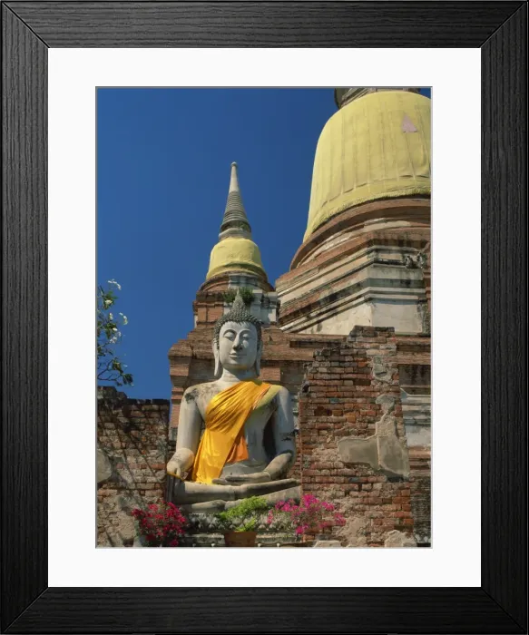 Framed Print : Buddha in lotus position Framed Print : Buddha in lotus position